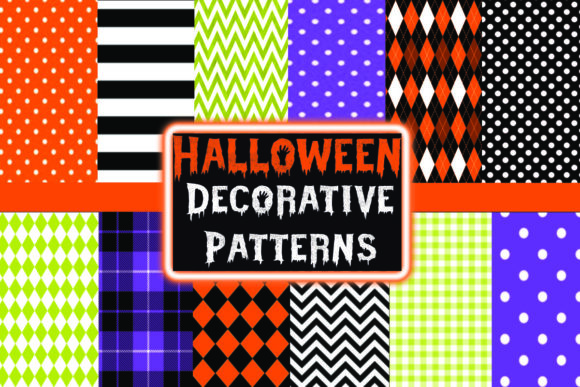 Download Halloween Decorative Patterns - Decorative patterns Collection