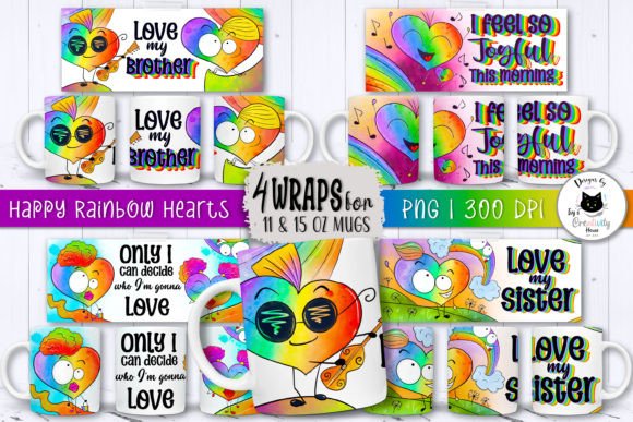 Download Cute Rainbow Pride Mug Designs - Premium Resources