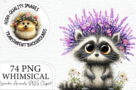 Download Lavender Animals PNG Clipart - Lavender Collection