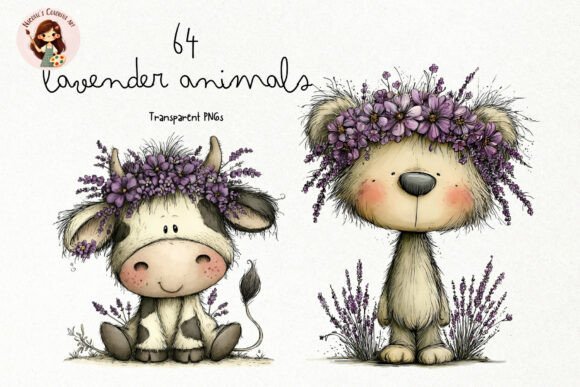 Download Lavender Animals Clipart PNG - Lavender Collection
