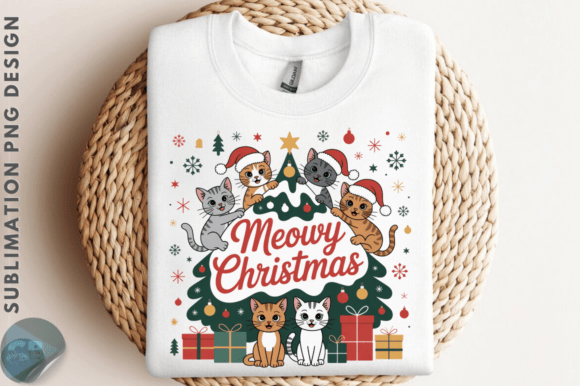 Download Meowy Christmas PNG - Meow Collection