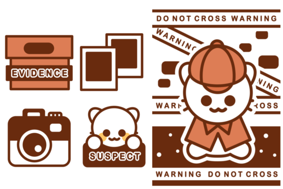 Download Meow Detective Sticker - Premium Resources