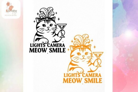 Download Showgirl Cat Womens Lights Camera Meow - Meow Collection